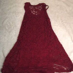 Red homecoming dress